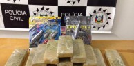 Preso em Vacaria homem com droga avaliada em mais de R$ 30 mil